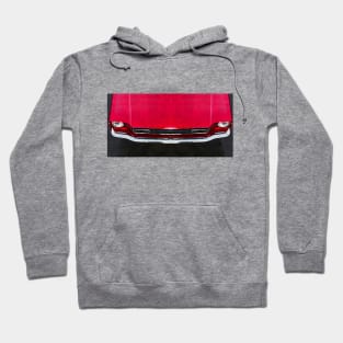 Vintage american muscle car in watercolor Hoodie